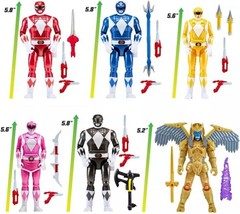 Mighty Morphin Power Rangers Re-Ignition – Auto-Morphin Battle 6 Pack (Metallic)