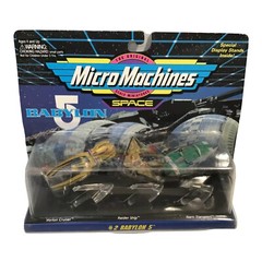 Micro Machines Space # 2 Babylon 5 Galoob Vorlon Cruiser Narn Raider Ship NEW