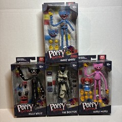 Poppy Playtime McFarlane Figures Set of 4 Doctor Huggy Wuggy Willy Missy New
