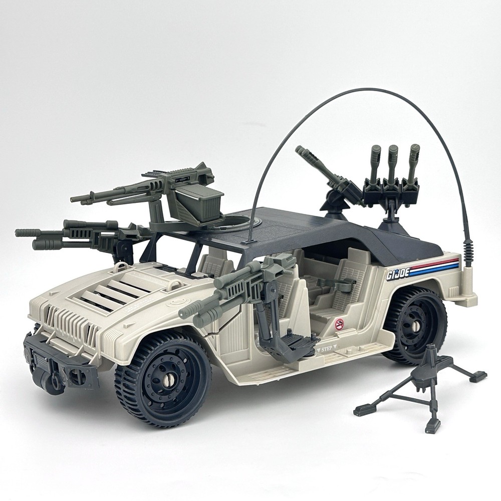 1990 GI Joe HAMMER JEEP 100% COMPLETE. UNBROKEN ANTENNA ** MINTY **