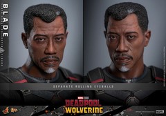 IN HAND – 1/6 HOT TOYS BLADE -Deadpool & Wolverine – MMS791B EXCLUSIVE VERSION!!