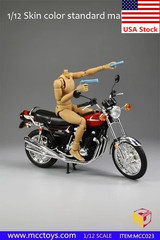 MCCToys 1/12 Male Muscle Narrow Shoulder Flexible Figure Body For 6″Figure Doll