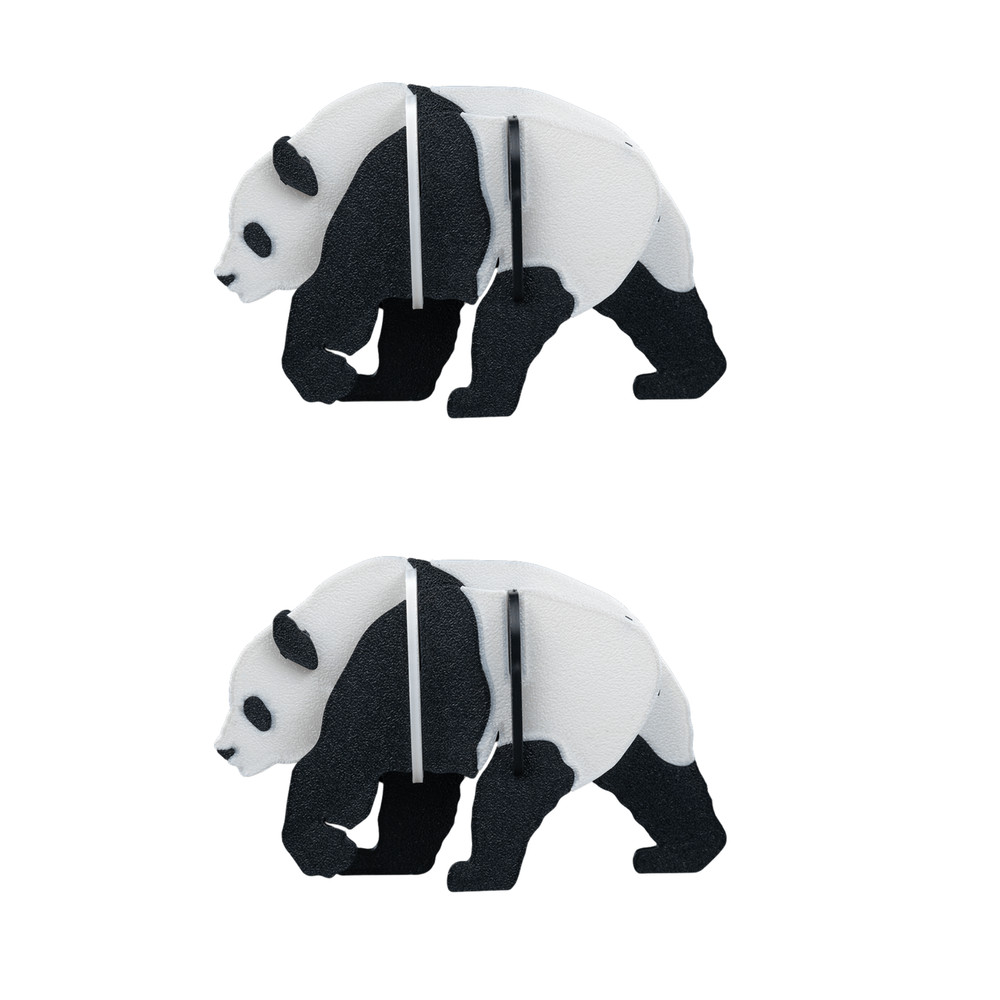 3D Printed Panda Kit – Set of 2 – Articulated PLA Model – DIY Puzzle