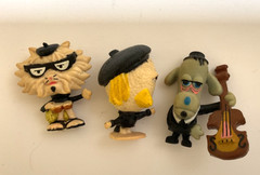 1987 Pee-wee’s Playhouse Collectible Figures and Trading Cards