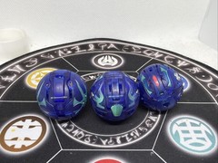 Bakugan Aquos Translucent Skyress Storm Ingram Shun Set VHTF