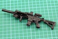 1:6 Scale Model Assembly Assault rifle Gun 4D black HK416 For 12″ Figure USA##
