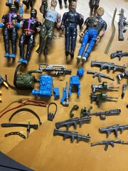 Vintage 1980s Coleco Rambo Force of Freedom 13 Figure Lot Vehicles Playset