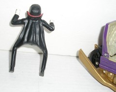 Vintage 1978 Ideal Scare Cycles Dragucycle Dracucycle w/ Dracula Figure RARE