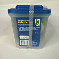 Kaskey Kids Football Guys Action Figure Field Goalpost Black Blue & Yellow New