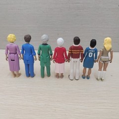 7pcs 3.75″ Golden Girl Dorothy Blanche Sophia Three’s Company Jack Chrissy Janet