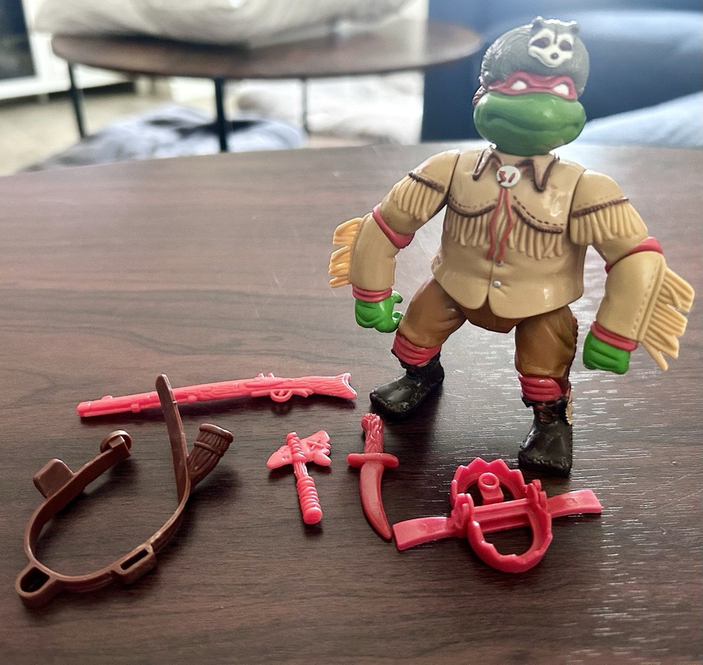 1992 TMNT Sewer Scout Raph 100% Original Pieces Included VTG Excellent Condition