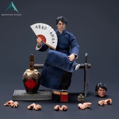 Mountain Studio 1/12 Drunken Master Action Figure 6-inch Jackie Chan Cloth Body
