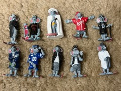 Hey 👋 Homies HOOD RATS Complete Set Of 10 Figures Rare Vintage Hoodrats