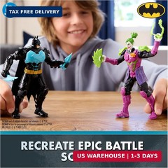 DC Comics, Batman Ninja Strike 6″ 3-Pack Battle Set Action Figures with Pop-Out