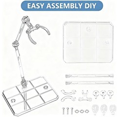 12PC HG144 Adjustable Action Figure Display Holder Base Doll Model Support Stand