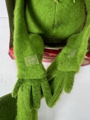 Vtg 1977 Kermit the Frog Fisher Price #850 Jim Henson Muppets Plush W/ Box