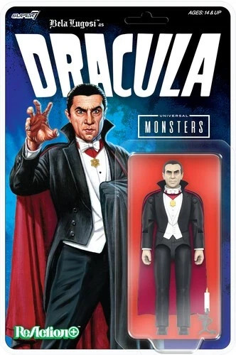 Super7 ReAction+ Universal Monsters DRACULA O-Ring 3.75″ Action Figure