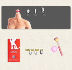 LDDOLL 1/6 27M Female Silicone Body Seamless Flexible 12″Action Figure f OB Head