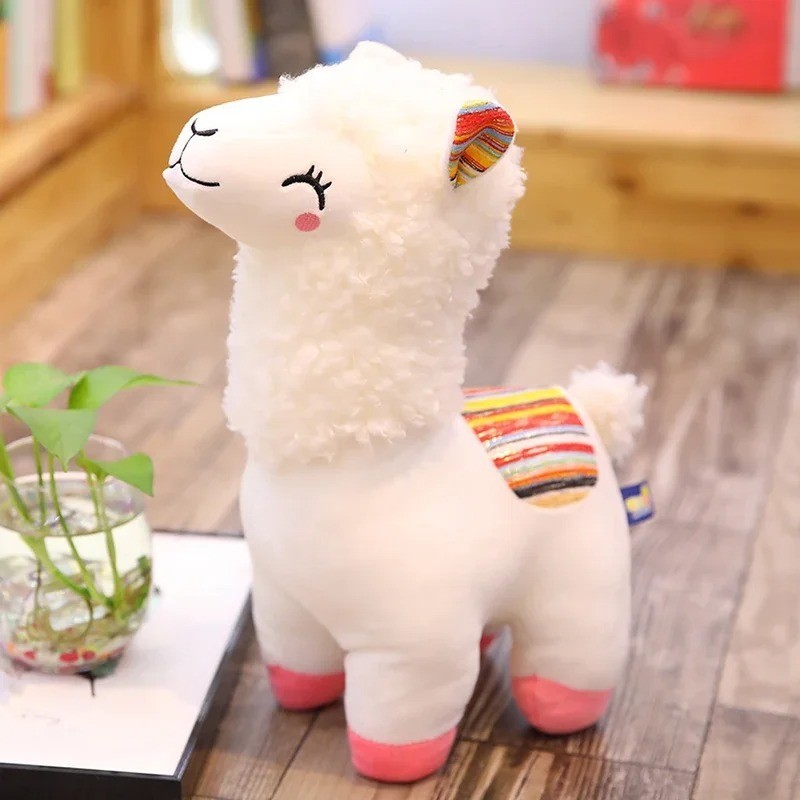 25CM Alpaca Llama Plush Toy Cute Stuffed Animal Pillow Kids Gift