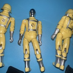 GI Joe Cobra Yellow De Aco Black Major Custom commando with 3 support troopers