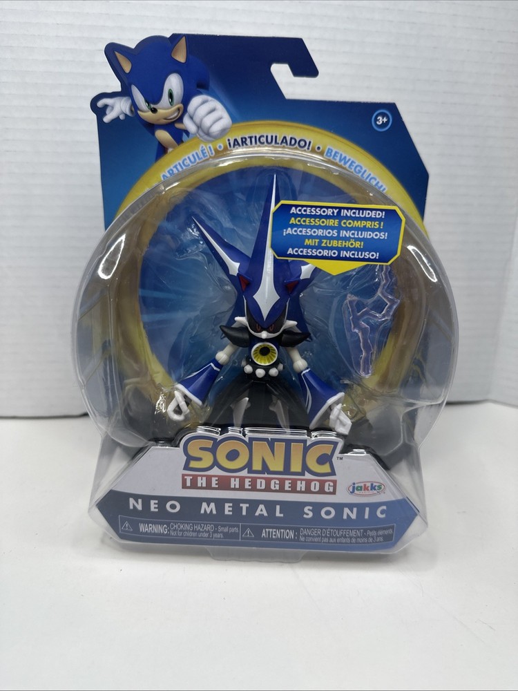 Brand New Jakks Pacific Sonic The Hedgehog Neo Metal Sonic 4 inch Action Figure
