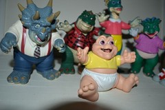 Vintage 1990s lot 6 Disney Dinosaurs TV Show Sinclair Family Figures Jim Henson