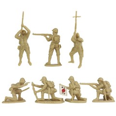 BMC WW2 Japanese Plastic Army Men – 30 Imperial Soldiers of Japan 1:32 Figures