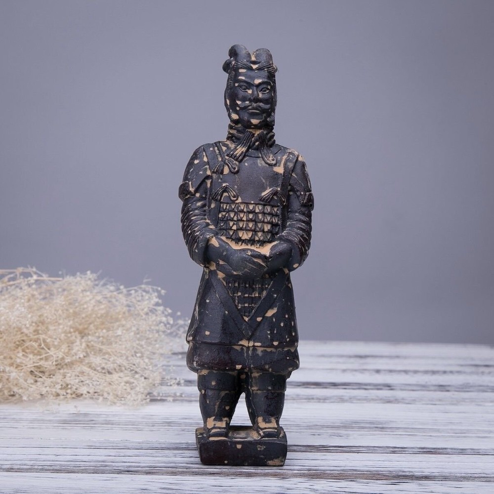 Antique Reproduction Qin Dynasty Terra cotta Warrior Collectible Statuette…