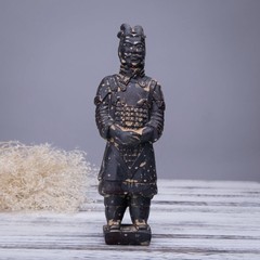 Antique Reproduction Qin Dynasty Terra cotta Warrior Collectible Statuette…