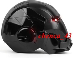 New in US!!! Black Iron Man 1:1 MK5 Helmet Jarvis Deformable Voice Control Mask