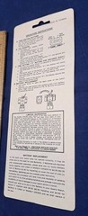 Vintage 1985 Quintel Transforming Robot Watch Original Package Backboard