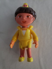 Dora the Explorer Magical Dollhouse Dora 4″ Figure 2005 Crown Purple Mattel LOT