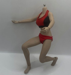1/6 Female Flexible Seamless Doll Body For 12″ Greyish Posable Action Figure A