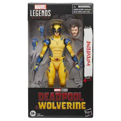With Box Marvel Legend Wolverine 6 Inch Yellow Suit Deadpool Action Figure Toy