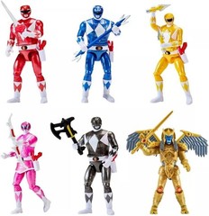Mighty Morphin Power Rangers Re-Ignition – Auto-Morphin Battle 6 Pack (Metallic)