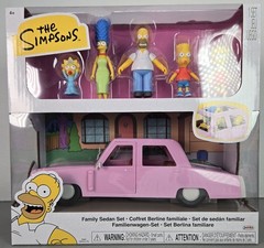 Jakks Pacific x The Simpsons | Family Sedan Set with 5 Figurines