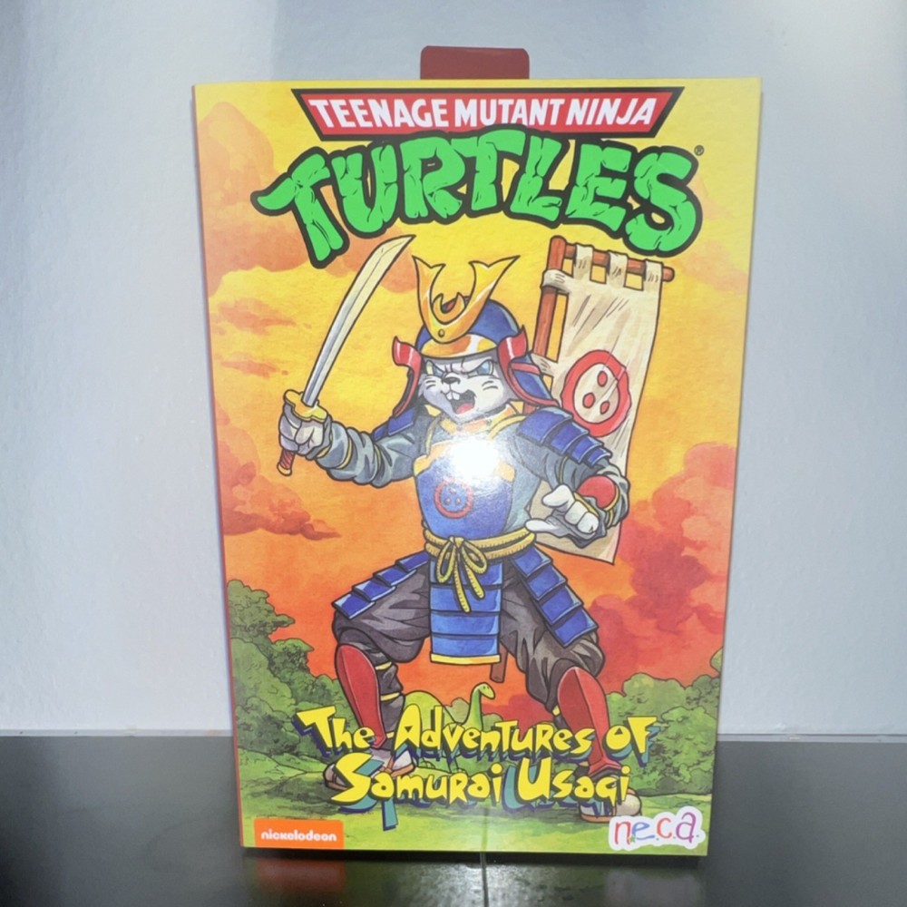 NECA Teenage Mutant Ninja Turtles Samurai Usagi Action Figure Alt Heads Weapons