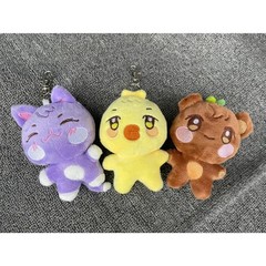 10CM Pop-up Store Doll Keychain ANITEEZ Cartoon Cute Plush Pendant Keyring Bag