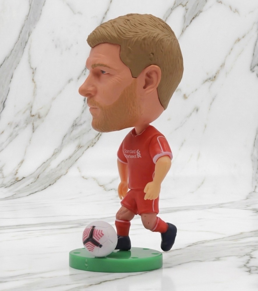 Steven Gerrard Figure Liverpool LFC EPL Toy Soccer 6.5cm Football Collectible