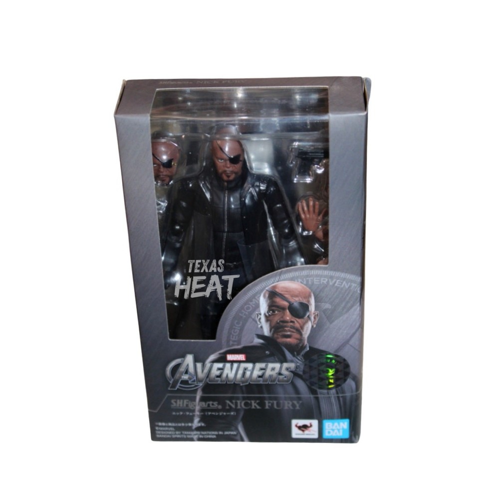 Bandai SHF S.H.Figuarts Avengers NICK FURY Samuel L Jackson Figure Complete