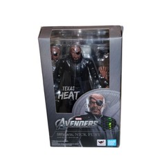 Bandai SHF S.H.Figuarts Avengers NICK FURY Samuel L Jackson Figure Complete
