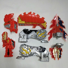 Power Rangers Dino Fury Ryusoulger DX Dime Volcano Dimetro Blazing Megazord Used