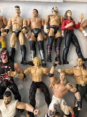 Lot of 30 WWE Loose Figures Elite Legends Basic Lots Of Variety