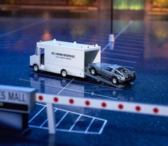 Back to the Future Time Machine SDCC Exclusive 40th Anniversary Hot Wheels Set