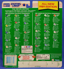 1989 STARTING LINEUP FOOTBALL CURT WARNER SEALED ROUGH CARD KENNER