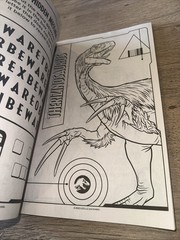 Jurassic World JUMBO Coloring and Activity Book Tear On Bottom