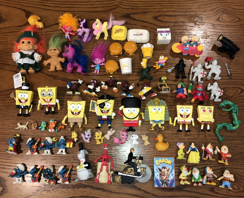 Large Mixed Lot Of 70+ Vintage To Now Toys
