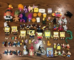 Large Mixed Lot Of 70+ Vintage To Now Toys