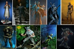NECA.. 11 MONSTERS 30 Days of Night Vampire Aliens Frankenstein Etc NEVER OPENED