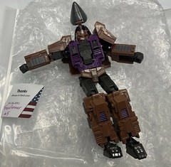 Transforming Toy Brown & Purple #5 TRANSFORMER Like Warbotron Air Burst Figure